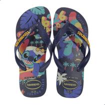Chinelo Havaianas Top Disney Clássicos Stitch Azul