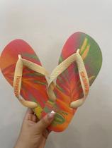 Chinelo havaianas top fashion pessego/rosa