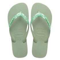 Chinelo Havaianas Top Glitter Neon Cor:Smoke GreenTamanhos:37/38