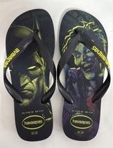 Chinelo Havaianas Top Herois DC Batman x Coringa Coleção 26
