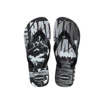 Chinelo Havaianas Top Herois DC Logomania Batman Comic Original Unissex Adulto Confortável