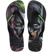 Chinelo Havaianas Top Heróis DC - Preto