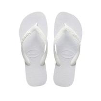 Chinelo havaianas top legítimas branco unisex tam 39/40
