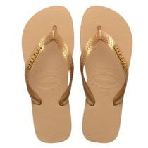 Chinelo Havaianas Top Logo Metalic Doiurado Tamanho:37/38 Chinelo Havaianas Top Logo Metalic Doiurado Tamanho:37/38