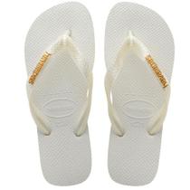 Chinelo Havaianas Top Logo Metallic Feminino