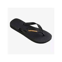 Chinelo Havaianas Top Logo Metallic - Preto - 3536 Chinelo Havaianas Top Logo Metallic - Preto - 3536