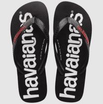 Chinelo Havaianas Top Logomania 2 - Vermelho Rubi