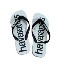 Chinelo Havaianas Top Logomania Fc Masculino Branco Chinelo Havaianas Top Logomania Fc Masculino Branco