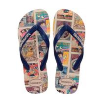 Chinelo Havaianas Top Mundo Da Disney Stylish Original Unissex Adulto Confortável Tamanho:35/36Cor:Bege Chinelo Havaianas Top Mundo Da Disney Stylish Original Unissex Adulto Confortável Tamanho:35/36Cor:Bege