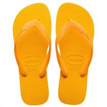 Chinelo Havaianas Top Nº 39/40 Amarelo Pop Borracha