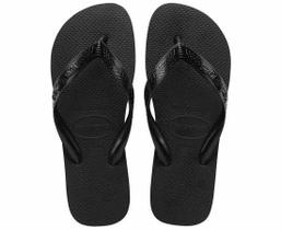 Chinelo Havaianas Top Original Unissex Preto e Branco 39 e 40 Tira Grossa Chinelo Havaianas Top Original Unissex Preto e Branco 39 e 40 Tira Grossa