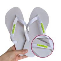 Chinelo Havaianas Top + Pingente Verde Neon Unissex