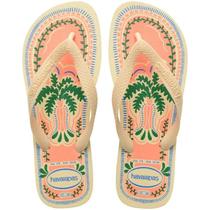 Chinelo Havaianas Top Summer Vibes - Feminino - Creme - 3738 Chinelo Havaianas Top Summer Vibes - Feminino - Creme - 3738