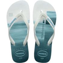 Chinelo Havaianas Top Surfer I Unissex Branco Verde