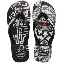 Chinelo Havaianas Top Times Brasileiros Vasco Licenciado Unissex Chinelo Havaianas Top Times Brasileiros Vasco Licenciado Unissex