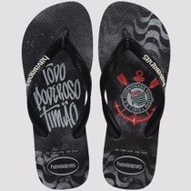 Chinelo Havaianas Top Times Corinthians 21040140 Preto