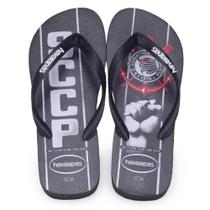 Chinelo Havaianas Top Times Corinthians Infantil Menino Timão Gaviões Original com Nota Fiscal