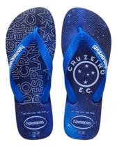 Chinelo Havaianas Top Times Cruzeiro Fc Oficial Unissex Azul