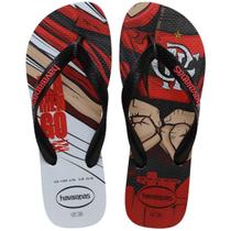 Chinelo Havaianas Top Times Flamengo Masculino Preto