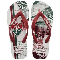 Chinelo Havaianas Top Times Fluminense - Masculino - Branco Chinelo Havaianas Top Times Fluminense - Masculino - Branco