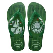 Chinelo Havaianas Top Times Palmeiras Verde Pátria Olé Porco - Unissex