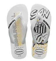Chinelo Havaianas Top Times Santos Branco Infantil 25-32