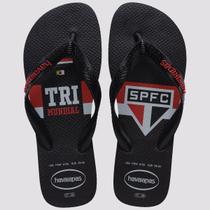 Chinelo Havaianas Top Times São Paulo Preto Chinelo Havaianas Top Times São Paulo Preto