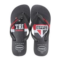 Chinelo Havaianas Top Times São Paulo Preto Chinelo Havaianas Top Times São Paulo Preto