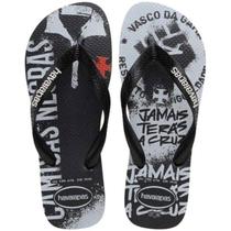 Chinelo Havaianas Top Times Vasco da Gama - Masculino - Pret Chinelo Havaianas Top Times Vasco da Gama - Masculino - Pret