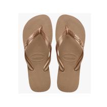 Chinelo Havaianas Top Tiras Rose Gold