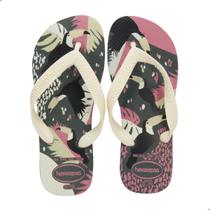 Chinelo Havaianas Top Tropical Vibes Verde Oliva