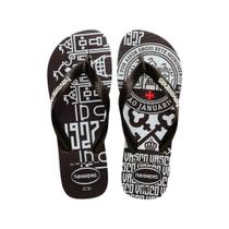 Chinelo Havaianas Top Vasco Oficial Times Original Unissex Adulto Confortável