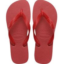 Chinelo Havaianas Top Vermelho 39/40 Borracha