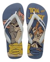 Chinelo Havaianas Top Warner Classics - Buttercream/Branco Chinelo Havaianas Top Warner Classics - Buttercream/Branco