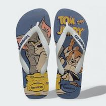 Chinelo Havaianas Top Warner Classics tom e jerry infantil - unissex - estampado