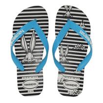Chinelo havaianas top warner logomania brancoazul Chinelo havaianas top warner logomania brancoazul