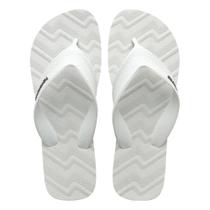 Chinelo Havaianas Track Waves Branco