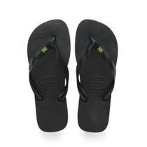 Chinelo Havaianas Unissex Brasil 35/36 Preto