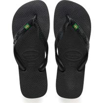 Chinelo Havaianas Unissex Brasil 45/46 Preto Chinelo Havaianas Unissex Brasil 45/46 Preto