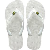 Chinelo Havaianas Unissex Brasil Branco 39/40