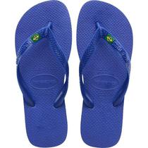 Chinelo Havaianas Unissex Brasil LIGHT 41/2 Azul Naval