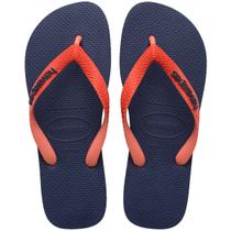 Chinelo Havaianas Unissex Top Mix Tira Larga Duas Cores Cor:Azul MarinhoTamanho:35/36 Chinelo Havaianas Unissex Top Mix Tira Larga Duas Cores Cor:Azul MarinhoTamanho:35/36
