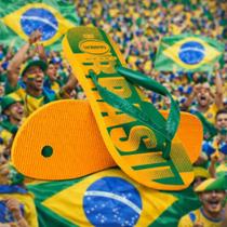 Chinelo Havaianas Vai Brasil Masculino Feminino Seleção Brasileira Copa do Mundo 2026