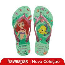 Chinelo Havaianas Verde/Verde Chá Ref.: Kids Slim Princess