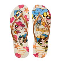 Chinelo Havaianas Warner Class Meninas SuperPoderosas - Bege Tamanho:39/40Gênero:FemininoCor:Bege Chinelo Havaianas Warner Class Meninas SuperPoderosas - Bege Tamanho:39/40Gênero:FemininoCor:Bege