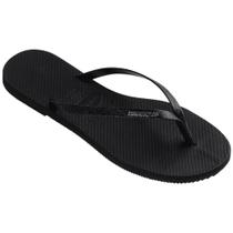 Chinelo havaianas you glitter preto