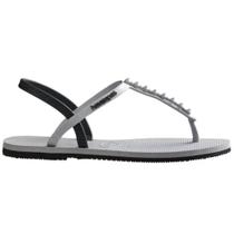 Chinelo havaianas you prty studs cinza gelo