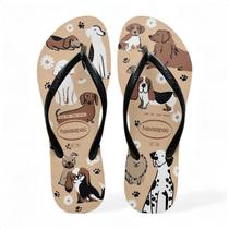 Chinelo havainas feminino slim pets fc Chinelo havainas feminino slim pets fc