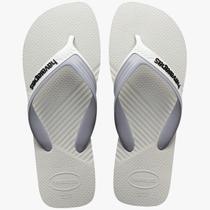 Chinelo Havainas Hav. Dual Fc Branco + Cinza