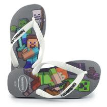 Chinelo Havainas Masculino Infantil Minecraft 25/26 Chinelo Havainas Masculino Infantil Minecraft 25/26